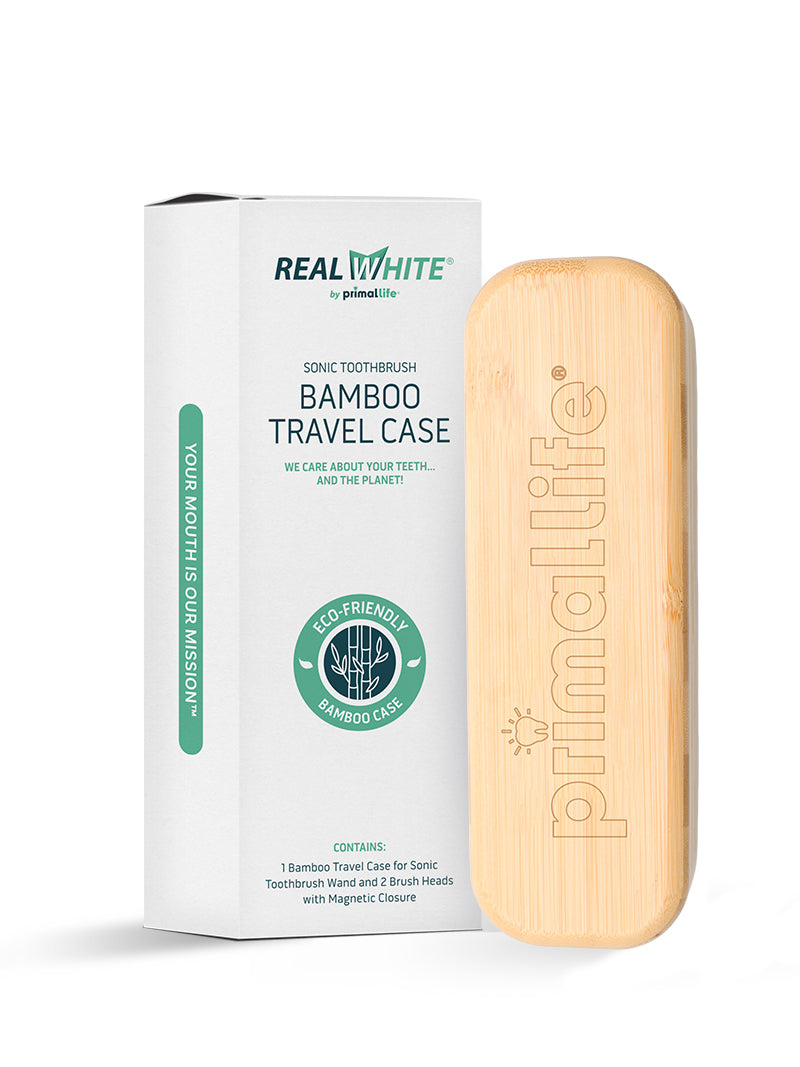 Bamboo Travel Case for Real White Sonic Toothbrush