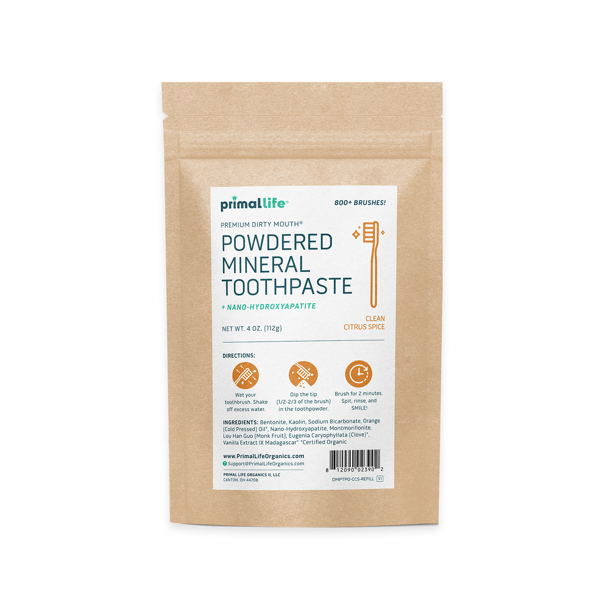 Toothpowder / Powdered Mineral Toothpaste