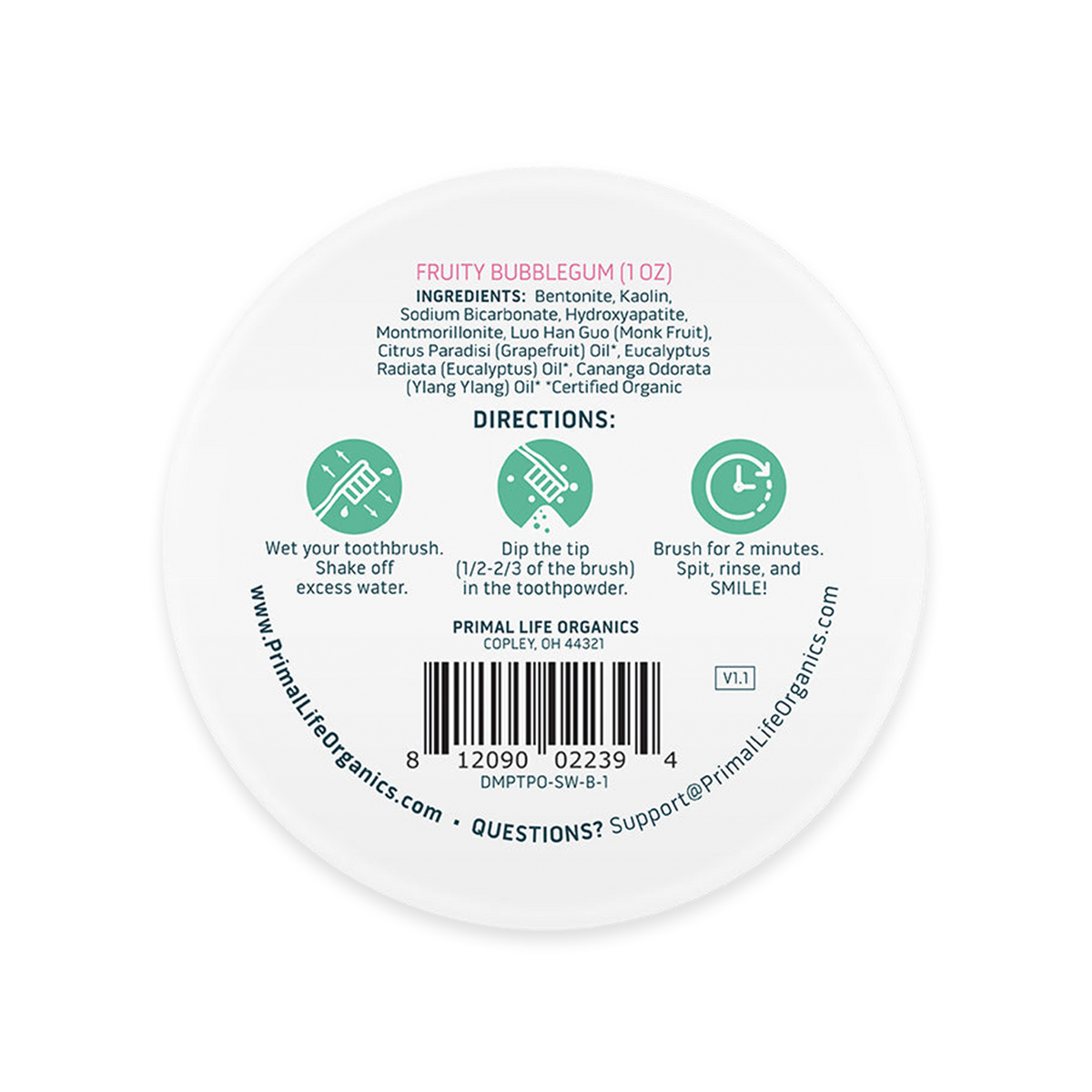 Toothpowder / Powdered Mineral Toothpaste