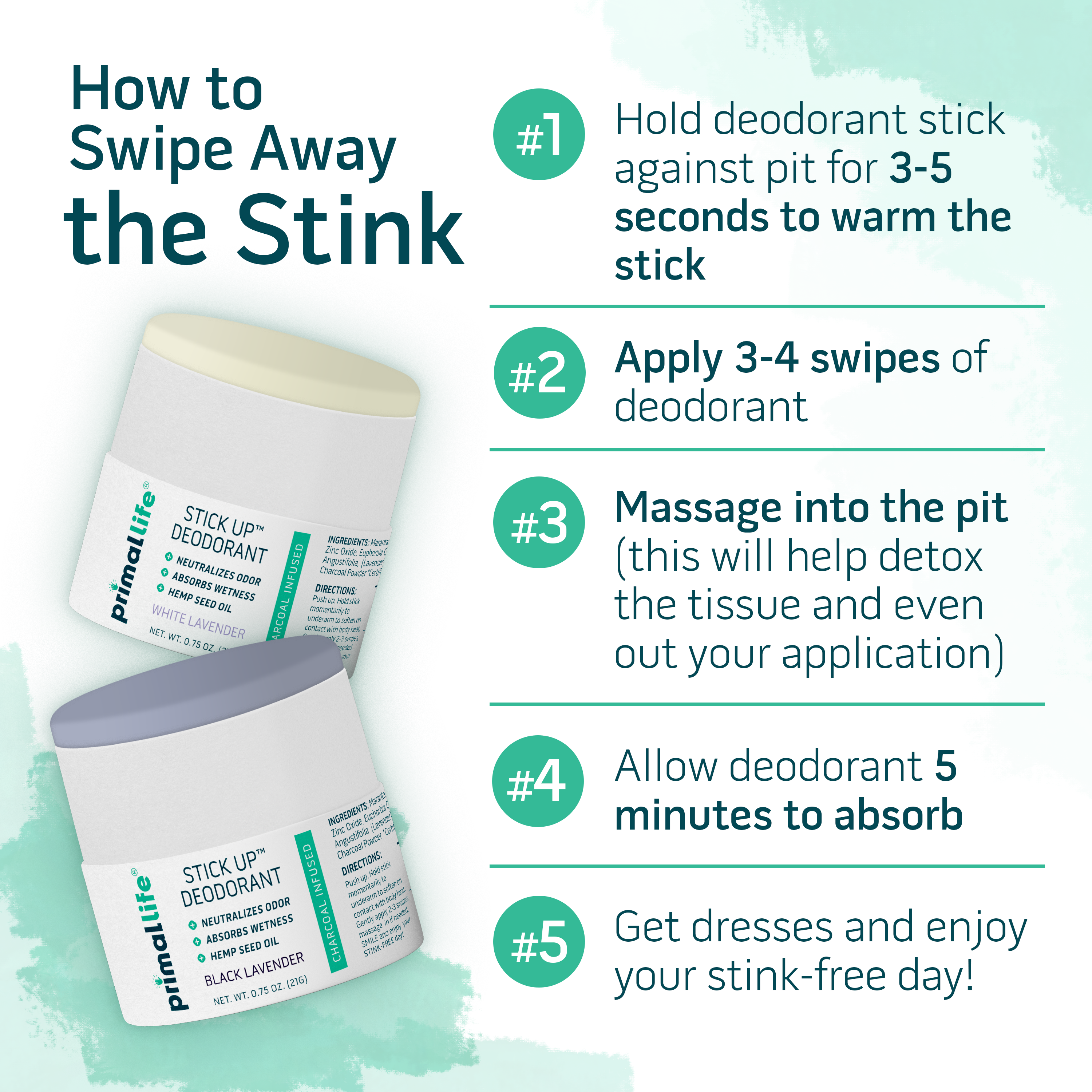Mini Stick Up Deodorant Bundle - 0.75 oz