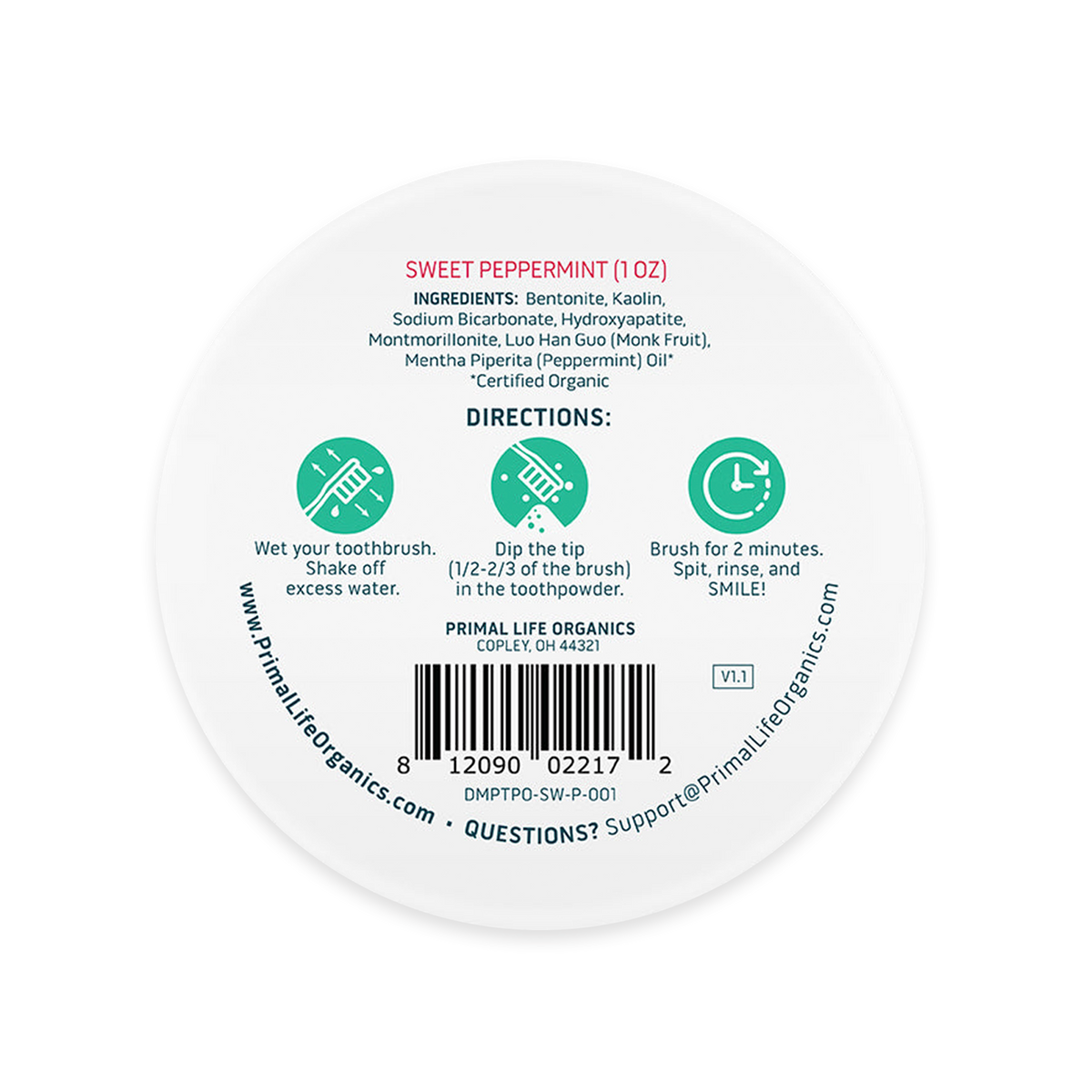 Toothpowder / Powdered Mineral Toothpaste