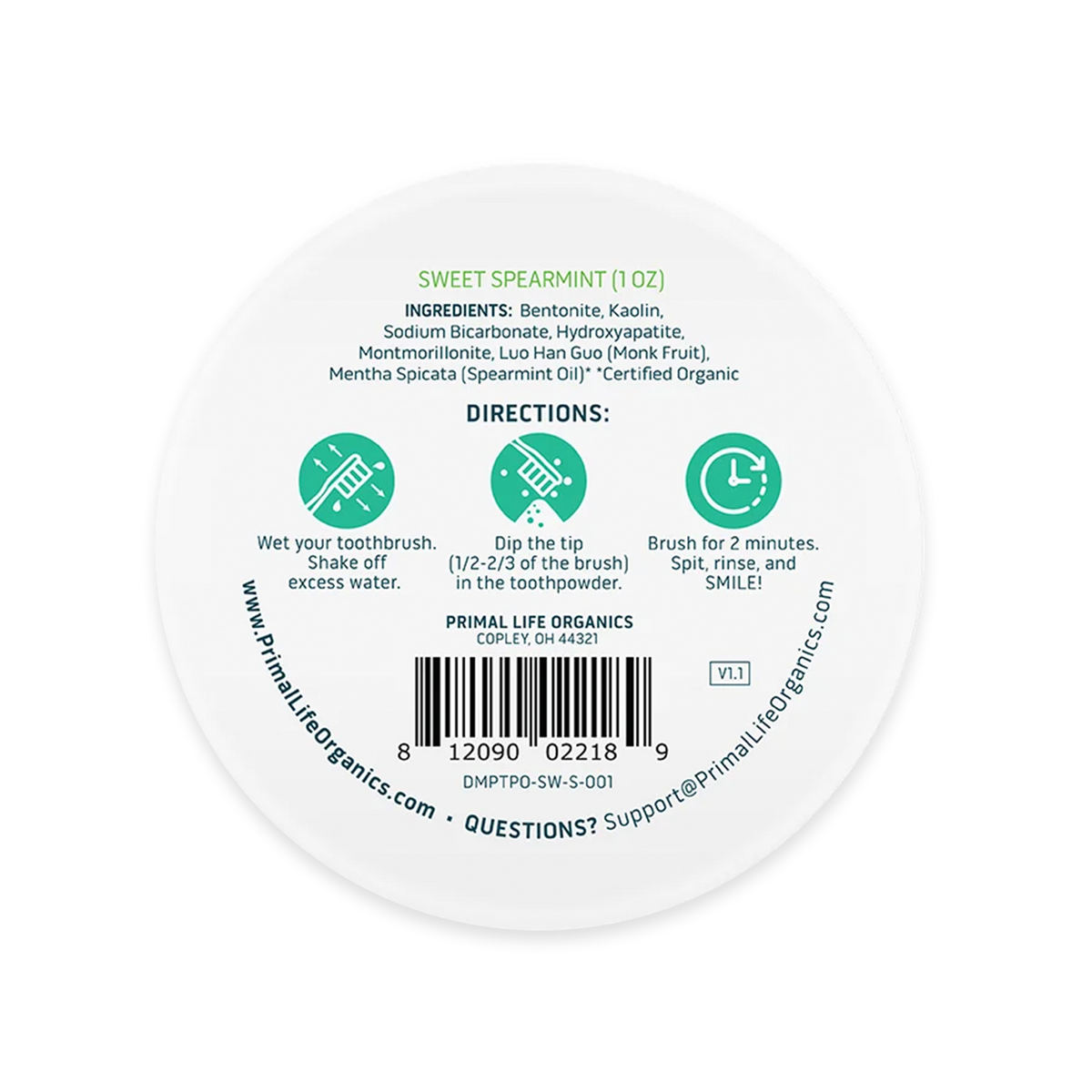 Toothpowder / Powdered Mineral Toothpaste