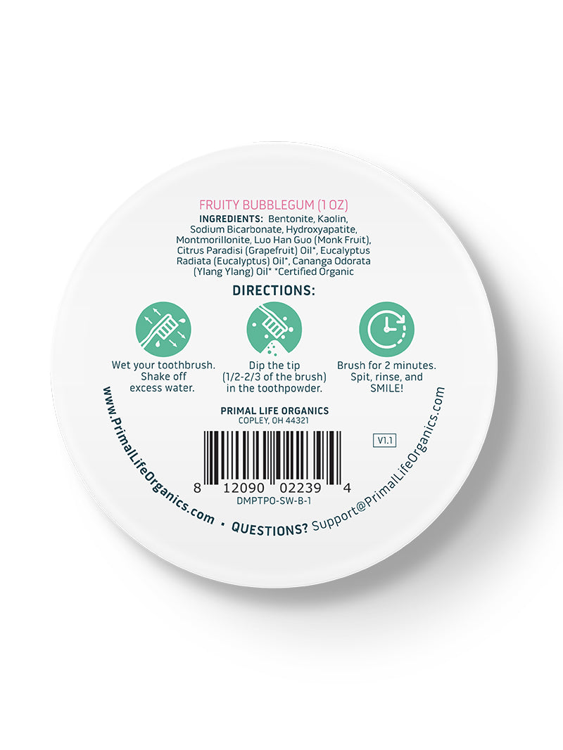 Toothpowder / Powdered Mineral Toothpaste