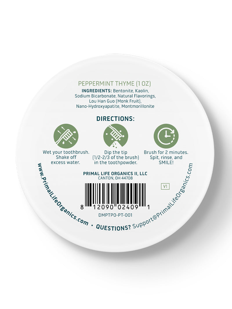 Limited Edition Dirty Mouth Toothpowder