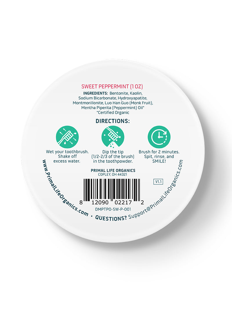 Toothpowder / Powdered Mineral Toothpaste