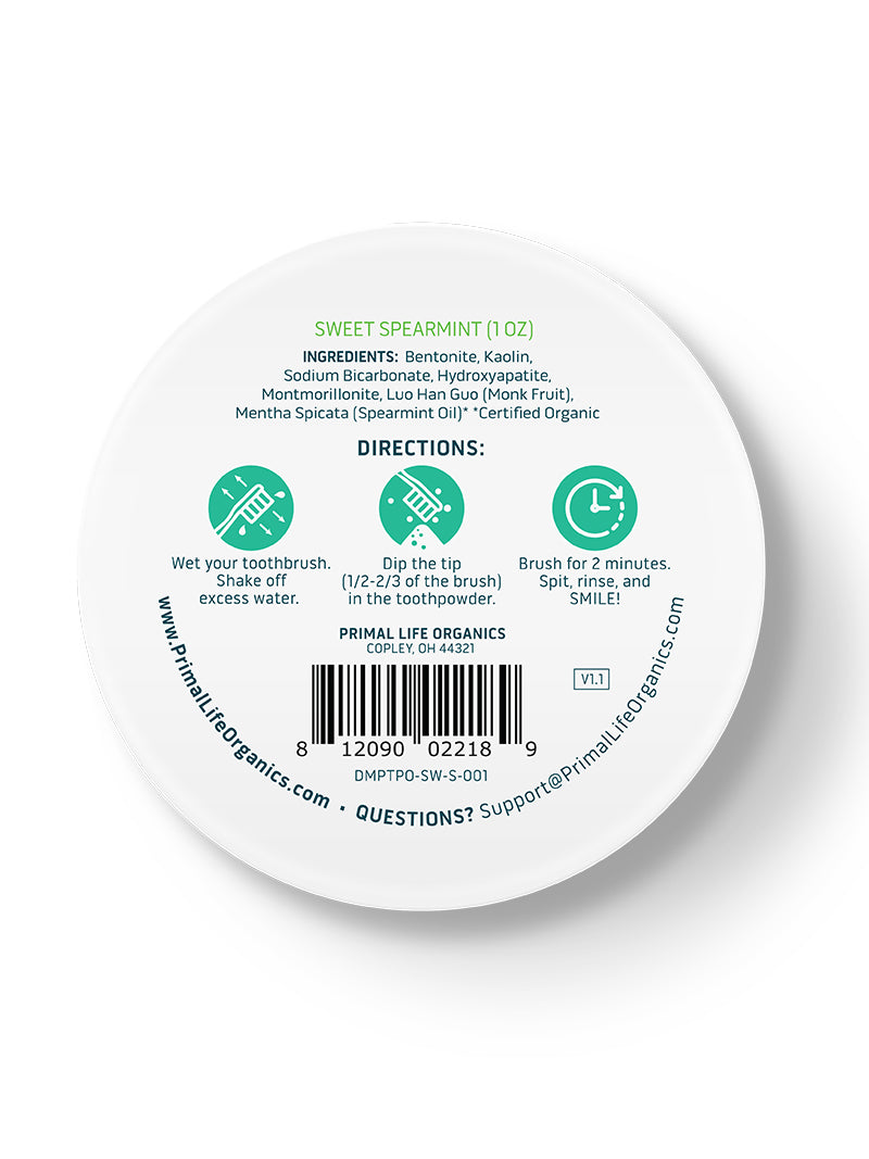 Toothpowder / Powdered Mineral Toothpaste