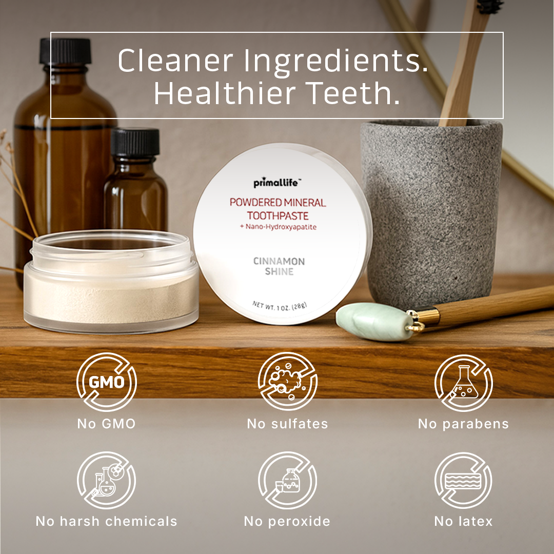 Cinnamon Shine Powdered Mineral Toothpaste