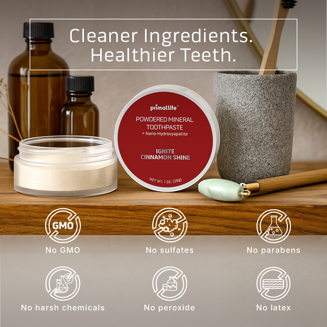 Ignite Cinnamon Shine Powdered Mineral Toothpaste