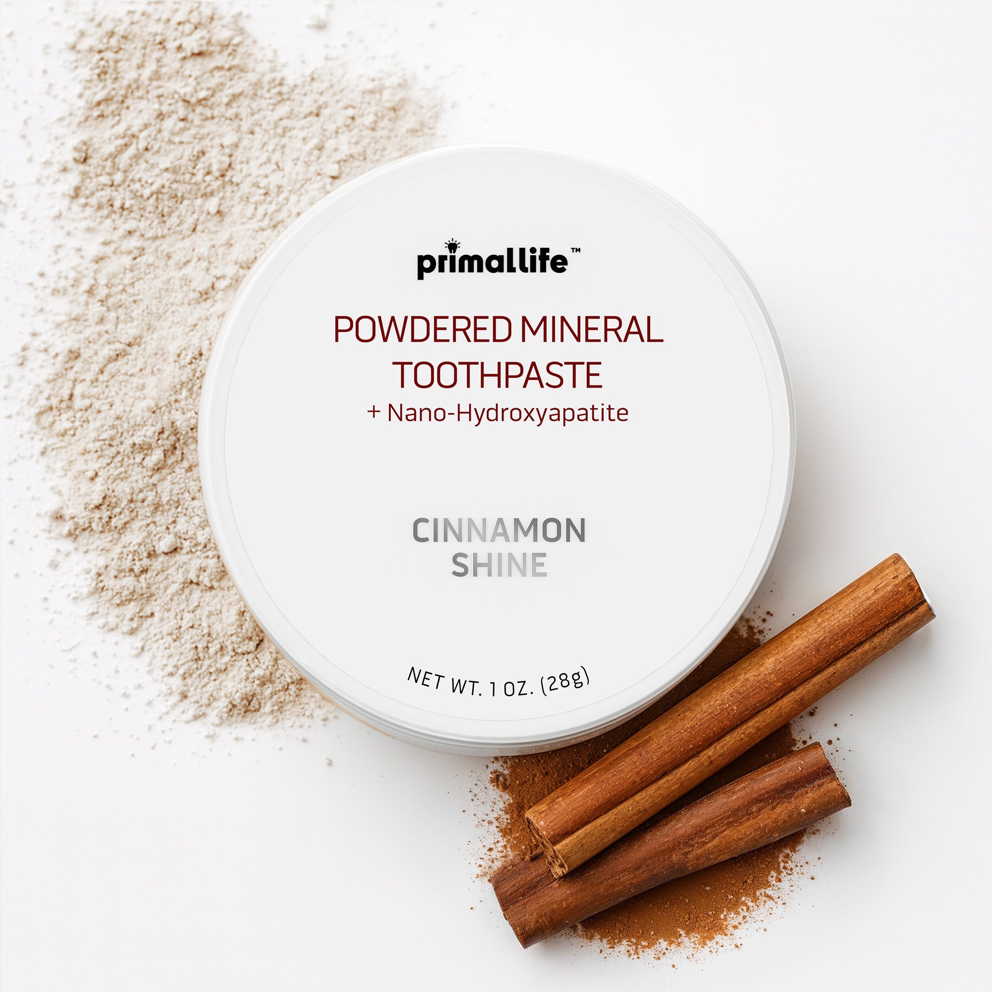 Cinnamon Shine Powdered Mineral Toothpaste
