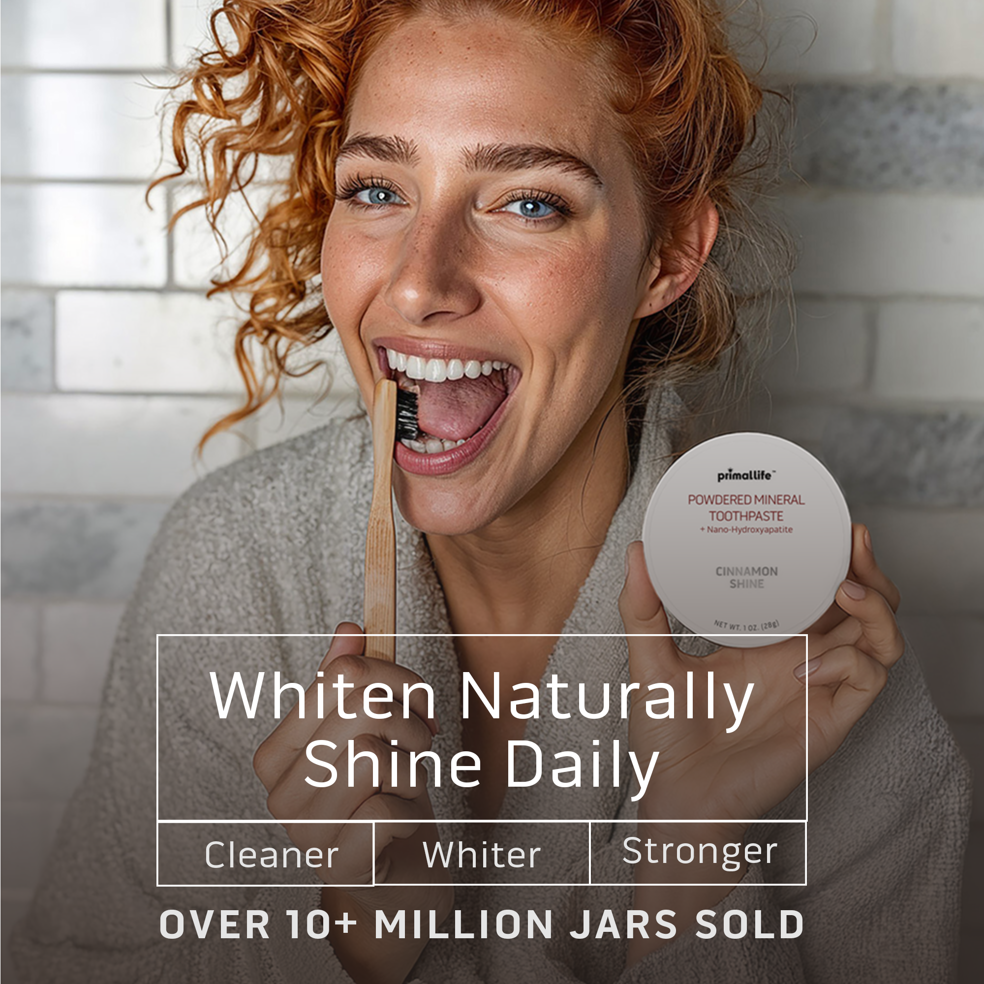 Cinnamon Shine Powdered Mineral Toothpaste