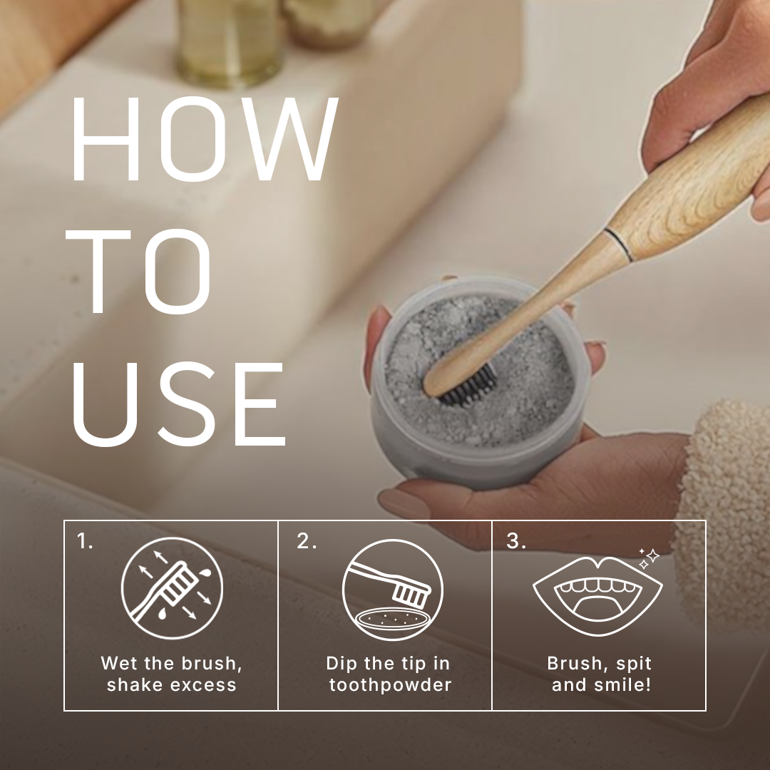 Charcoal Cinnamon Shine Powdered Mineral Toothpaste