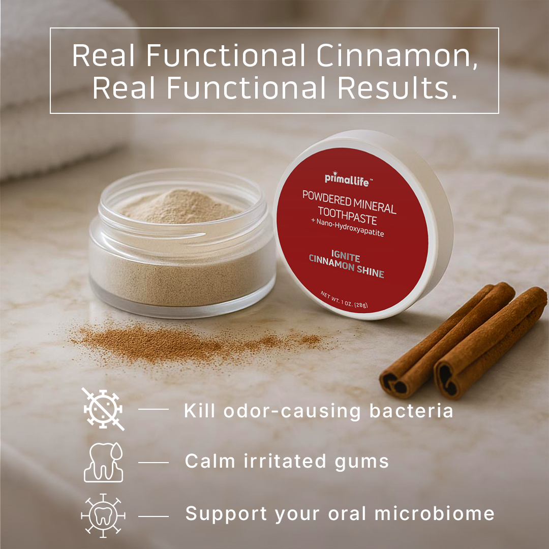 Ignite Cinnamon Shine Powdered Mineral Toothpaste
