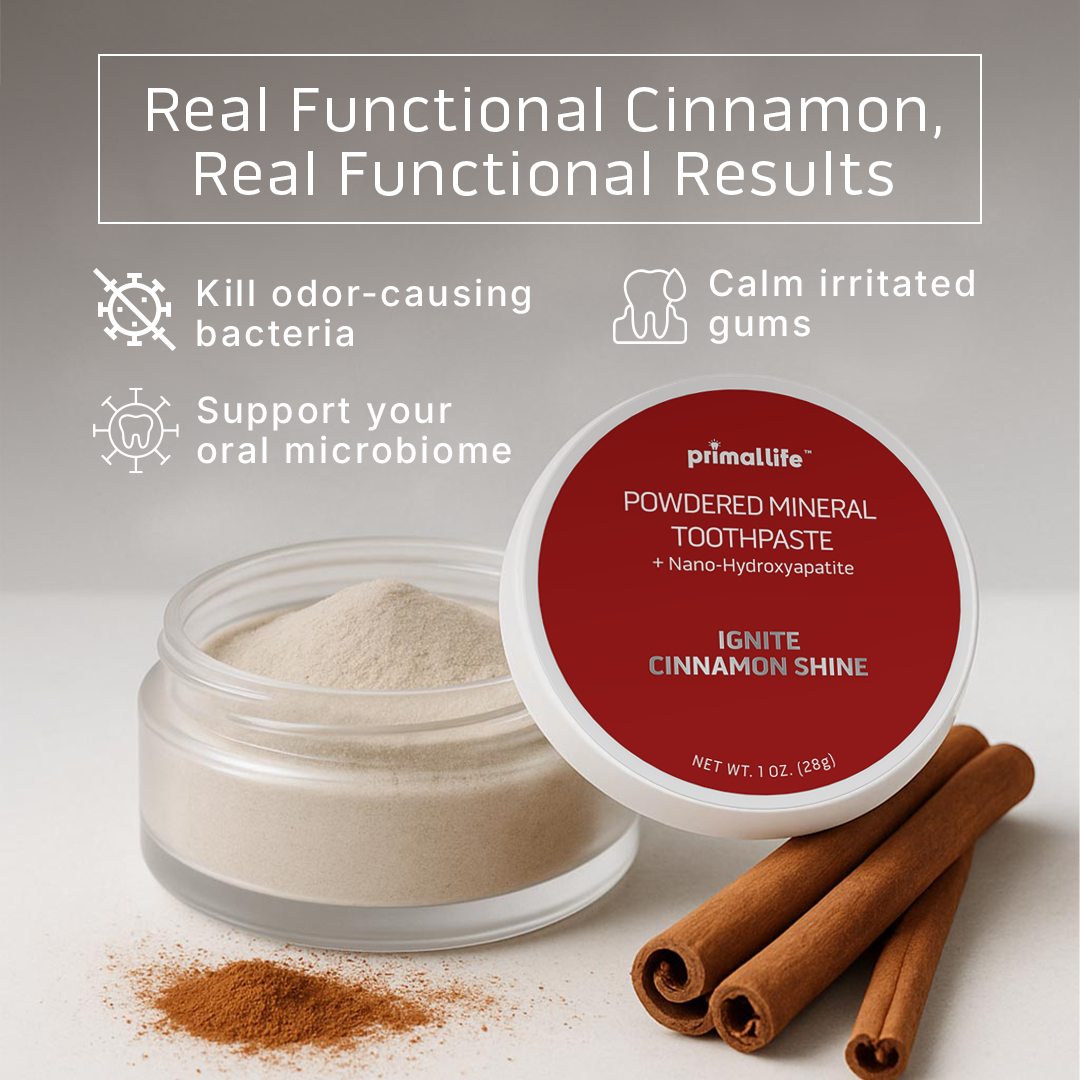 Ignite Cinnamon Shine Powdered Mineral Toothpaste
