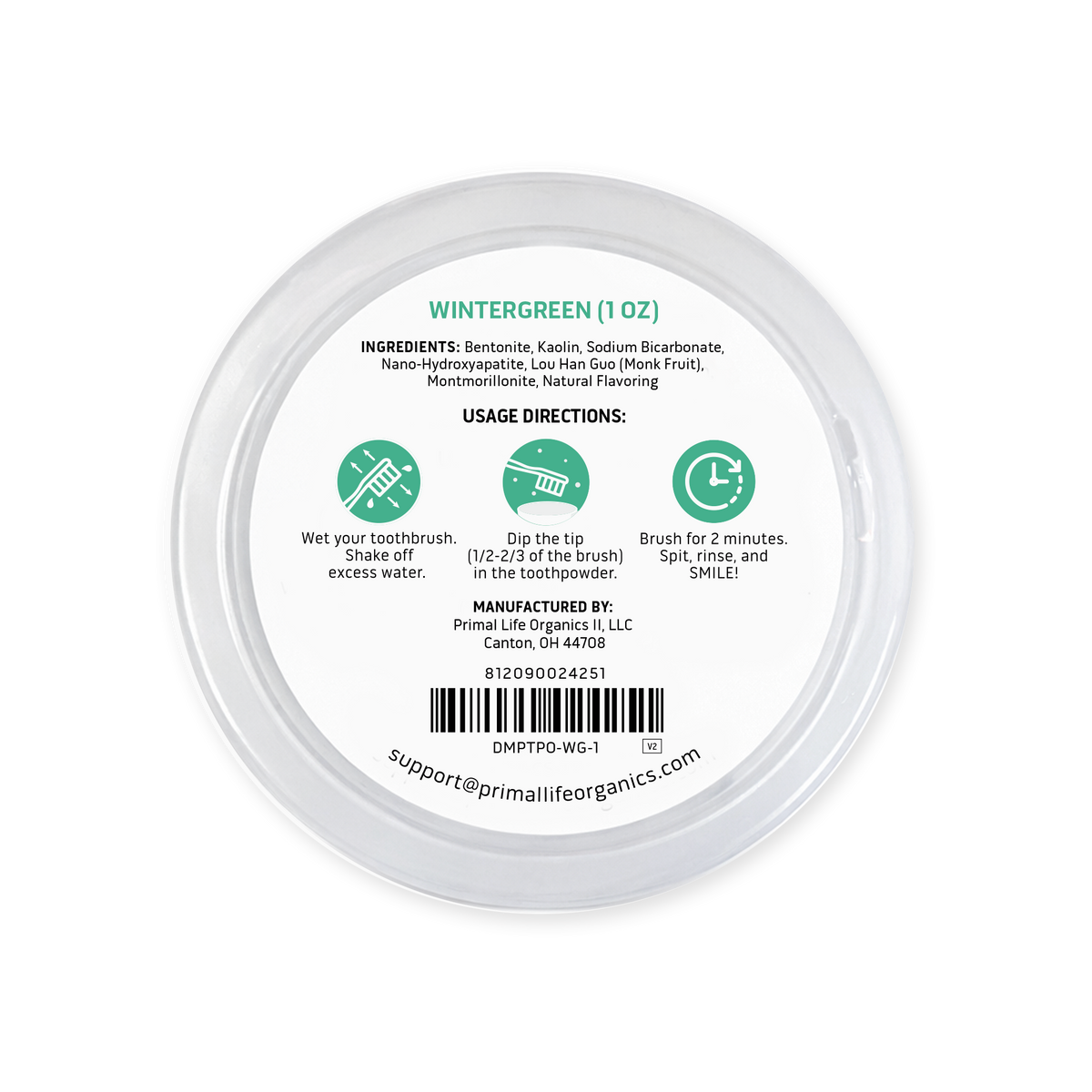 Toothpowder /  Powdered Mineral Toothpaste