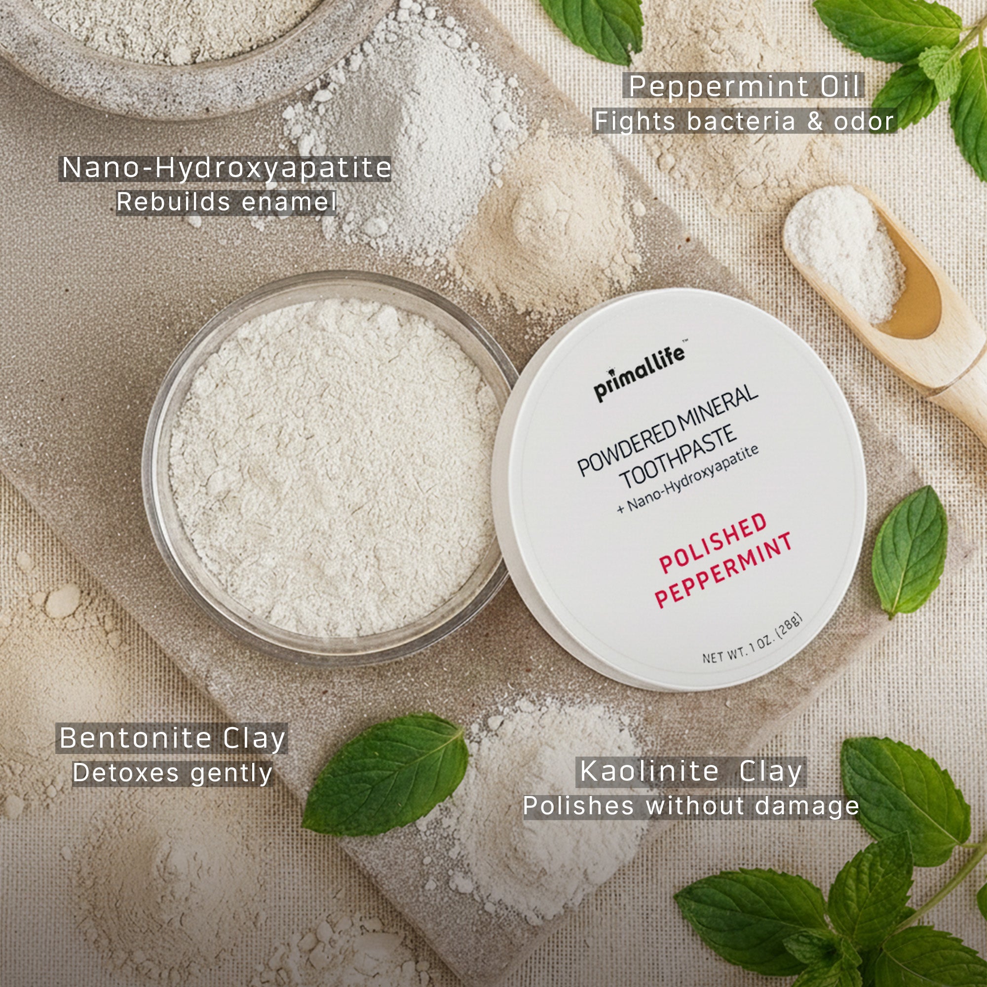 Toothpowder /  Powdered Mineral Toothpaste