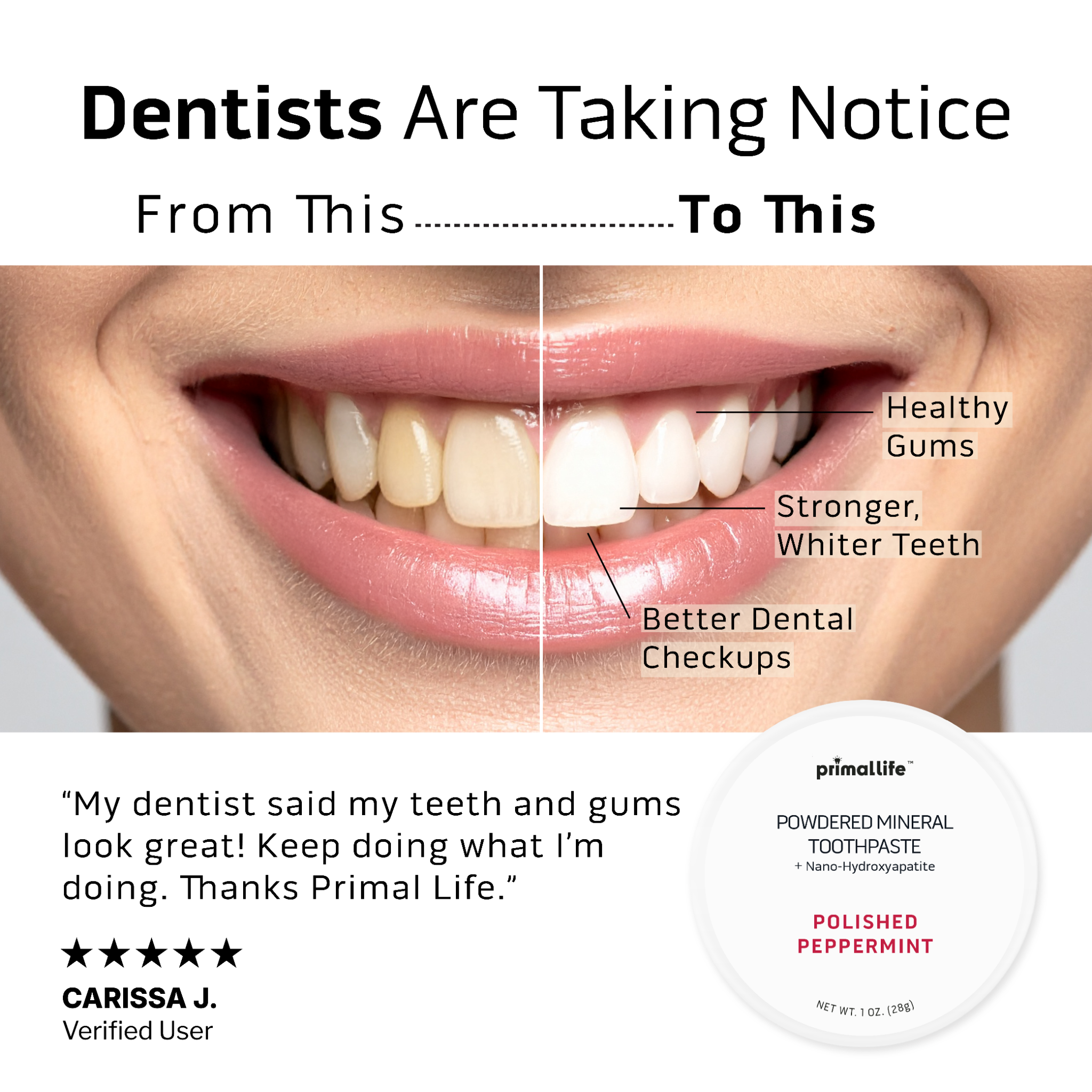 Toothpowder Package