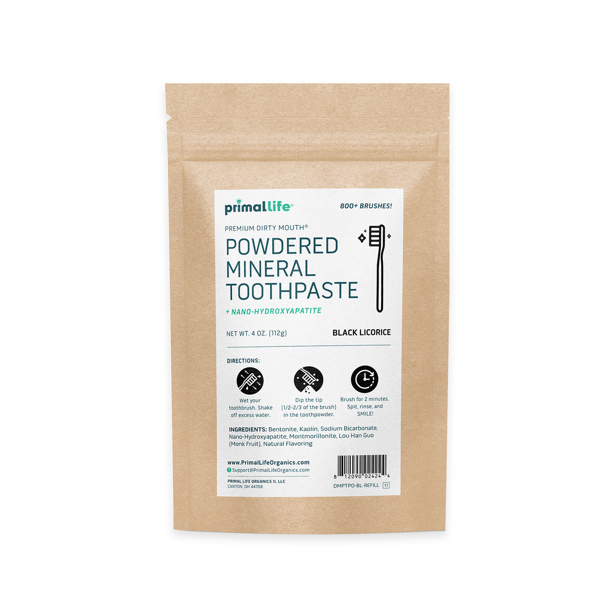 Toothpowder /  Powdered Mineral Toothpaste