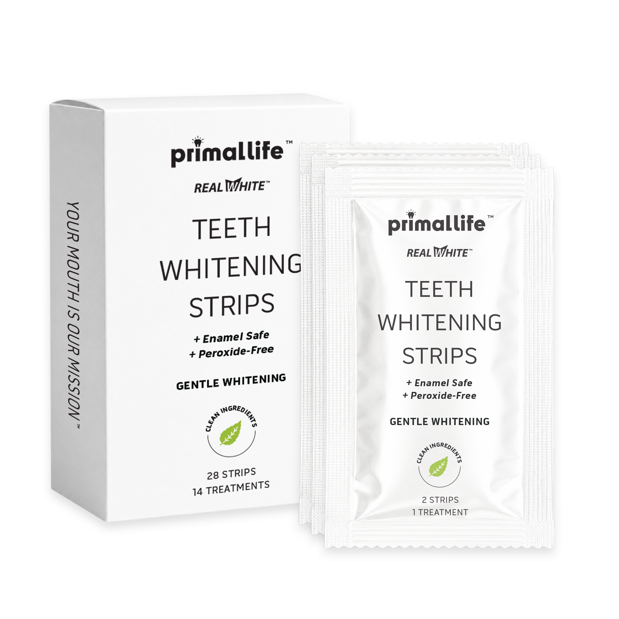 Real White Teeth Whitening Strips