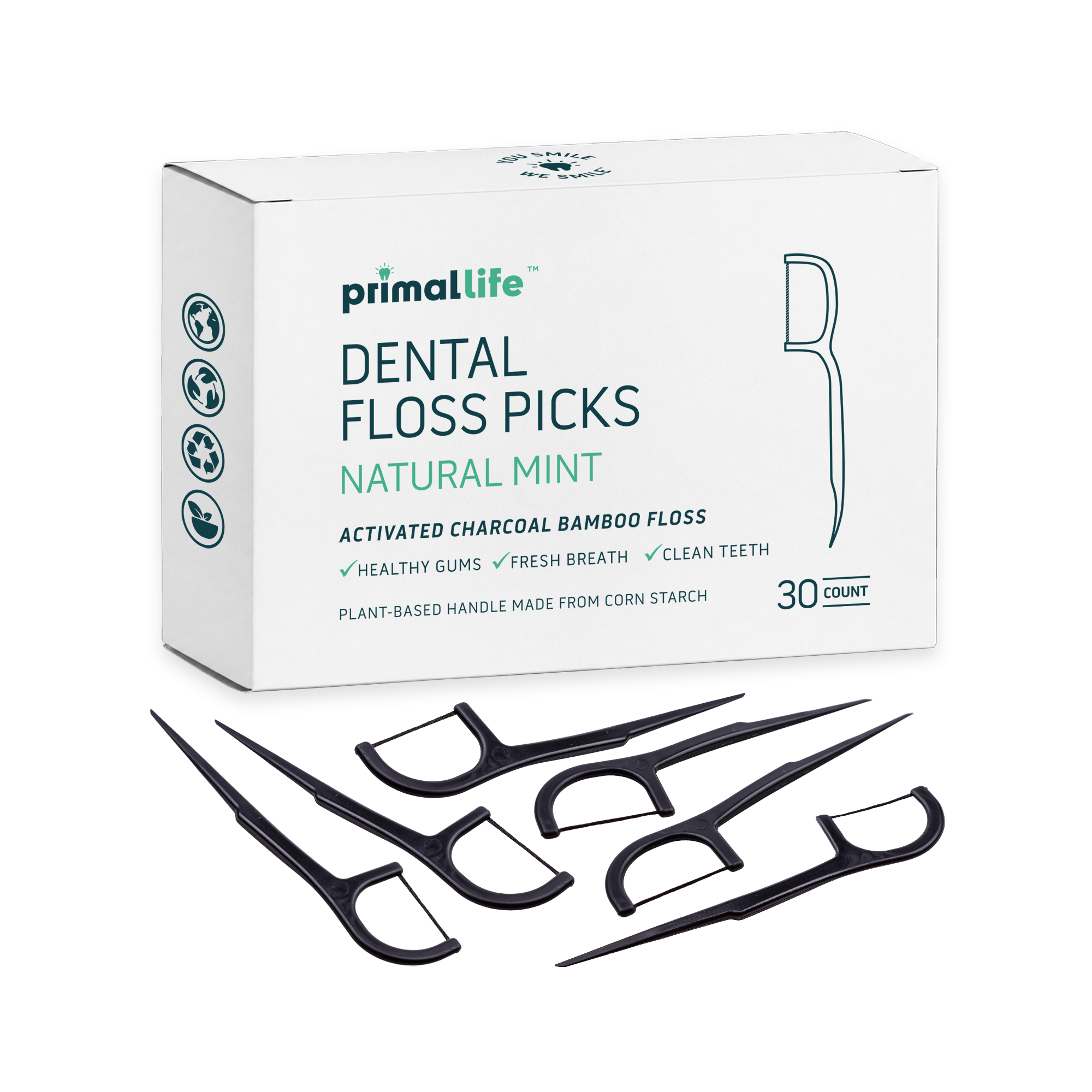 Dental Floss, Bamboo-Charcoal