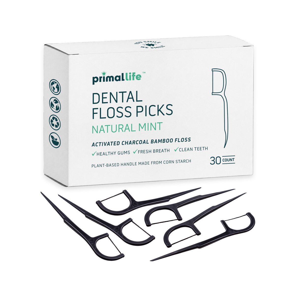 Dental Floss, Bamboo-Charcoal