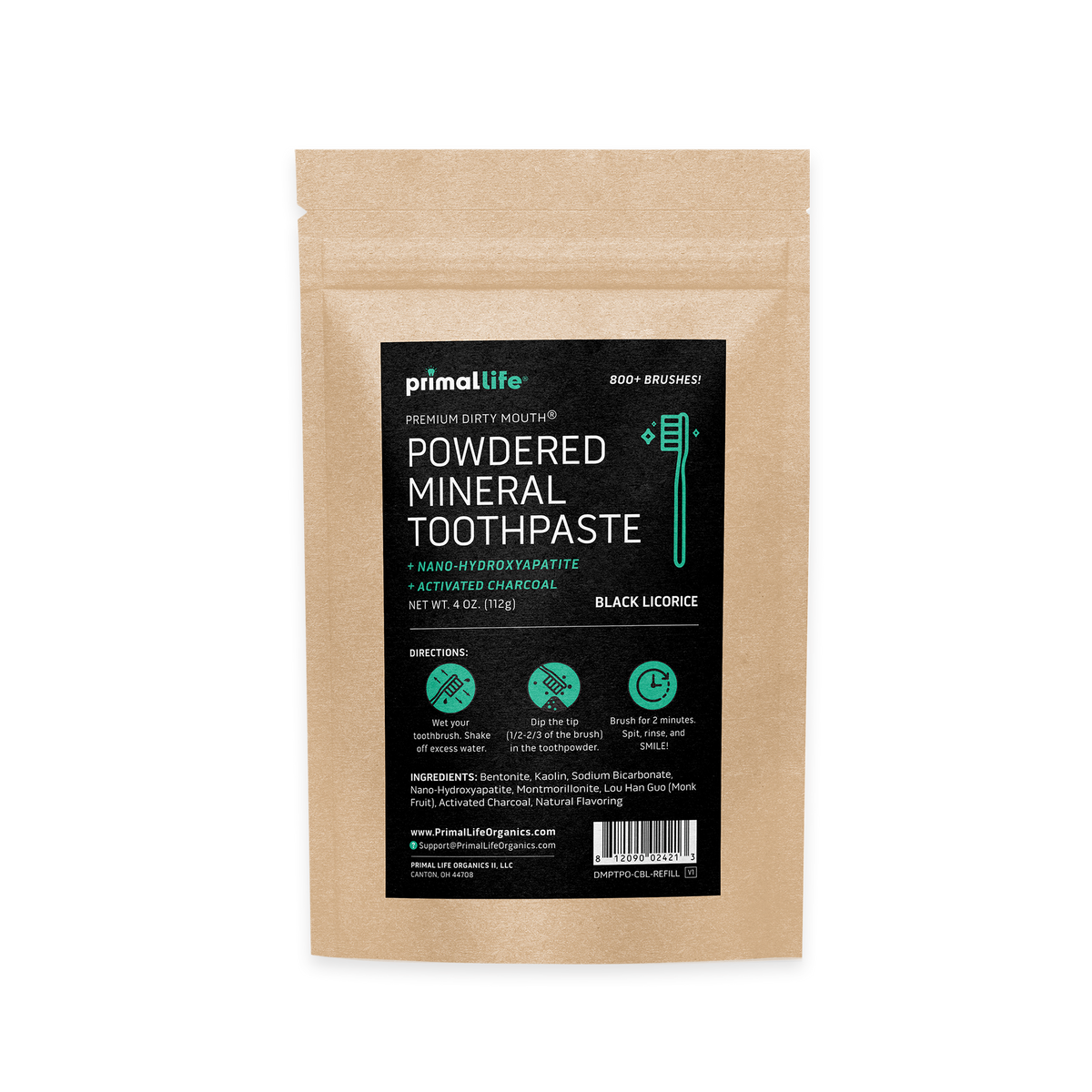 Toothpowder /  Powdered Mineral Toothpaste