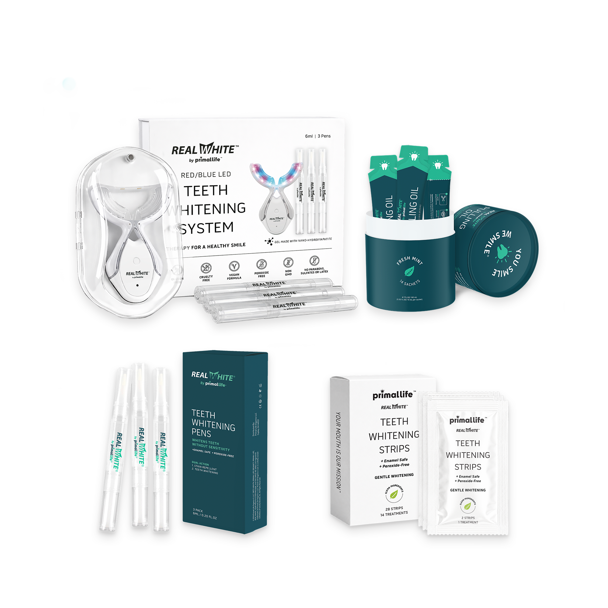 Real White LED Whitening Bundle