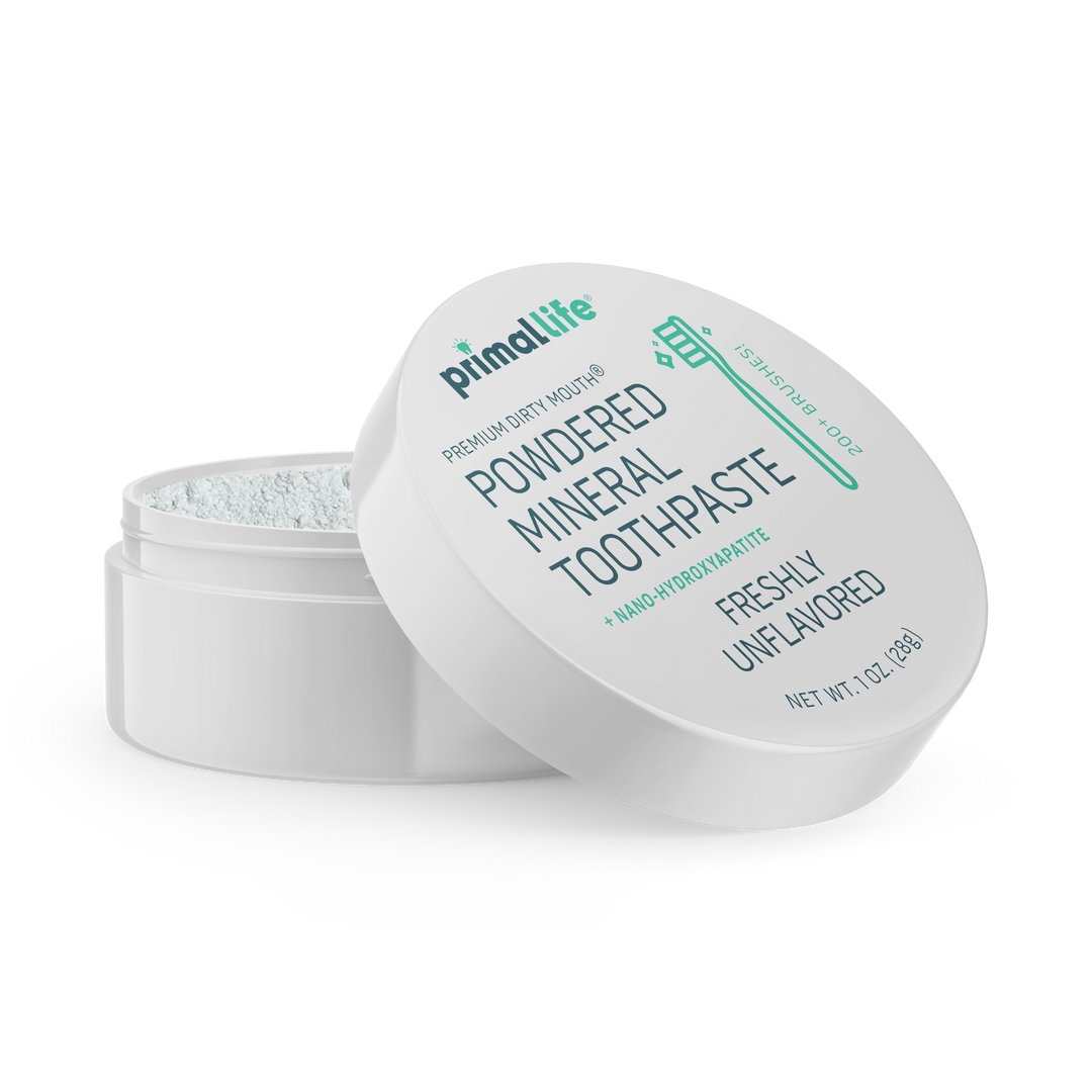 Unflavored Toothpowder /  Powdered Mineral Toothpaste