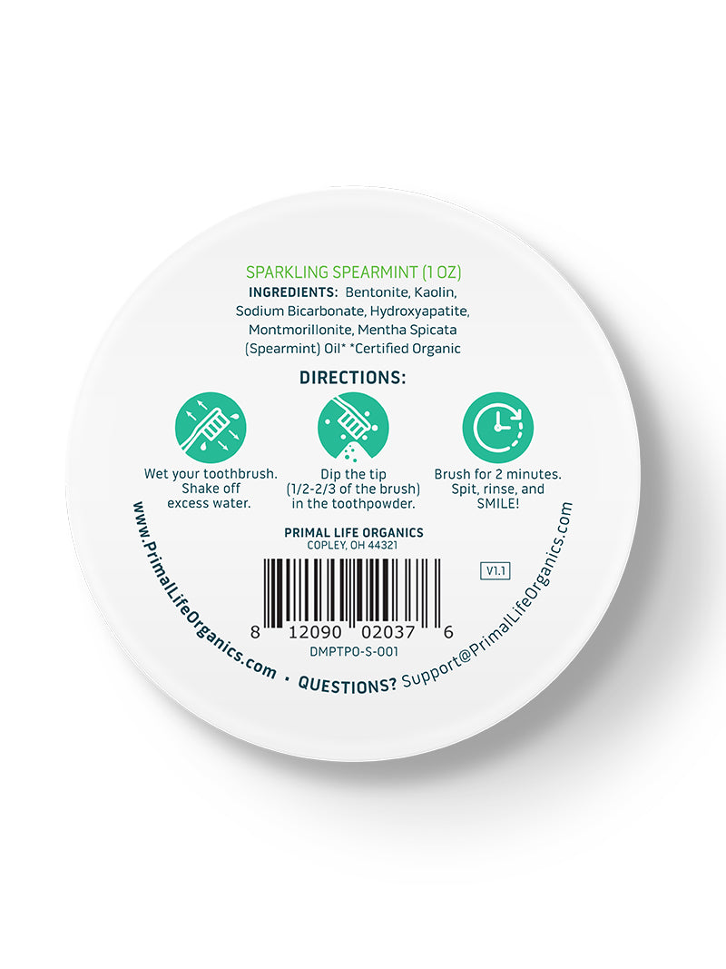 Toothpowder /  Powdered Mineral Toothpaste