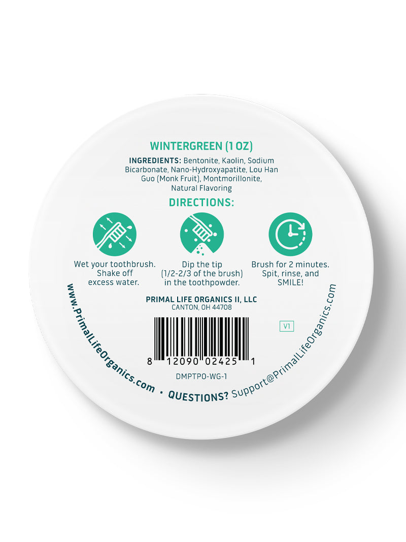 Toothpowder /  Powdered Mineral Toothpaste