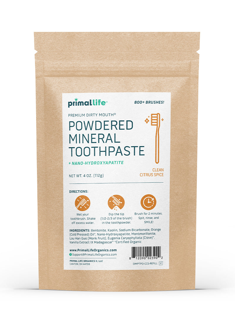 Dirty Mouth Toothpaste The Best Natural Organic Teeth Cleaner – Primal ...