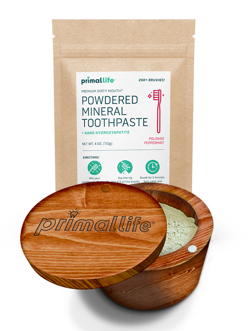 Primal Tooth Powder Organic Paleo Keto Dental Care Toothpowder Teeth Whitening Natural ...