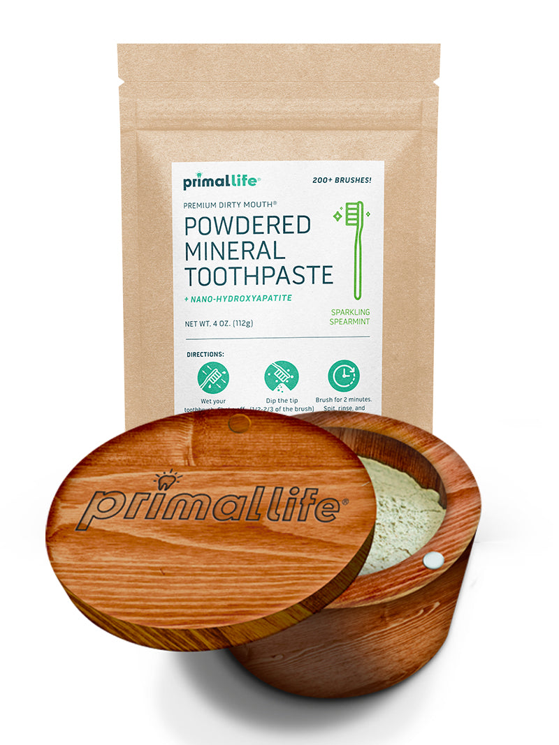 Wooden Toothpowder Box Package