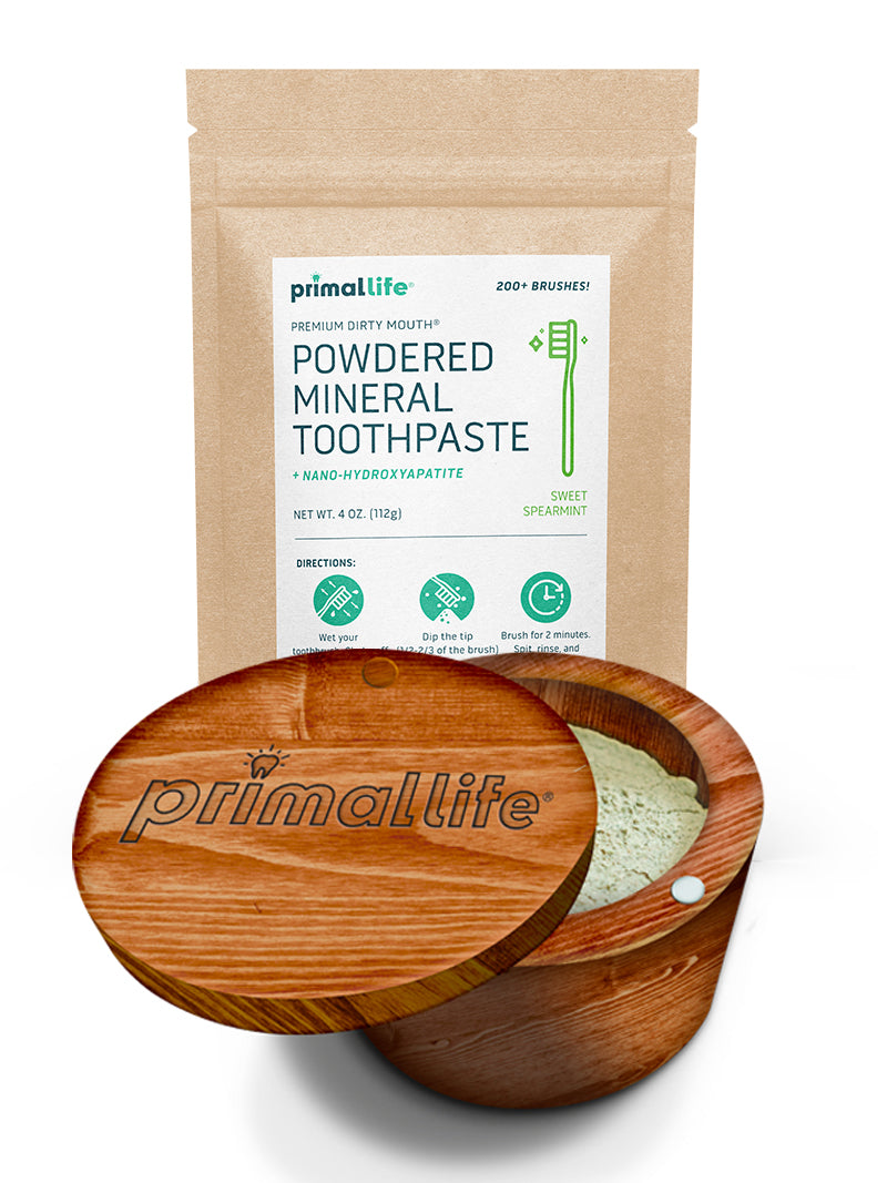 Wooden Toothpowder Box Package